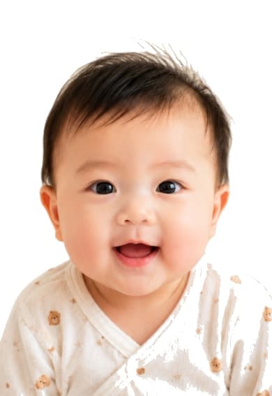 Chinese Baby Travel Document Photo Maker Online processed sample
