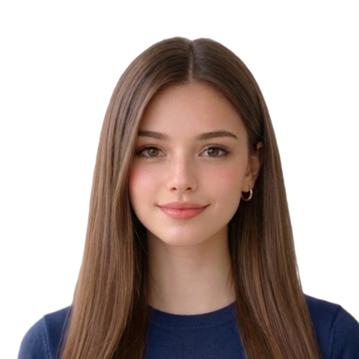 US Visa Photo Maker - 2x2" Online processed sample