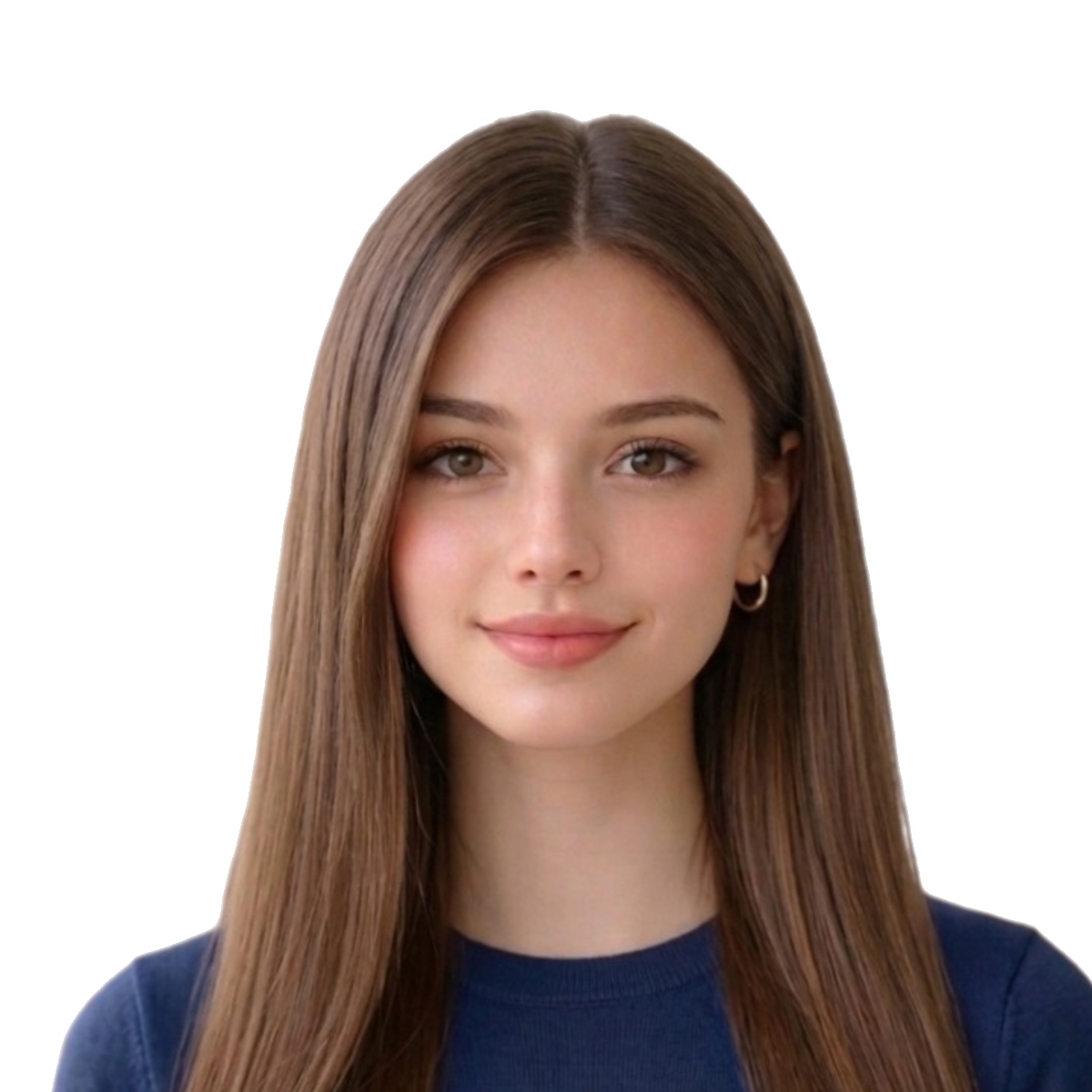 US Visa Photo Maker - 2x2" Online processed sample